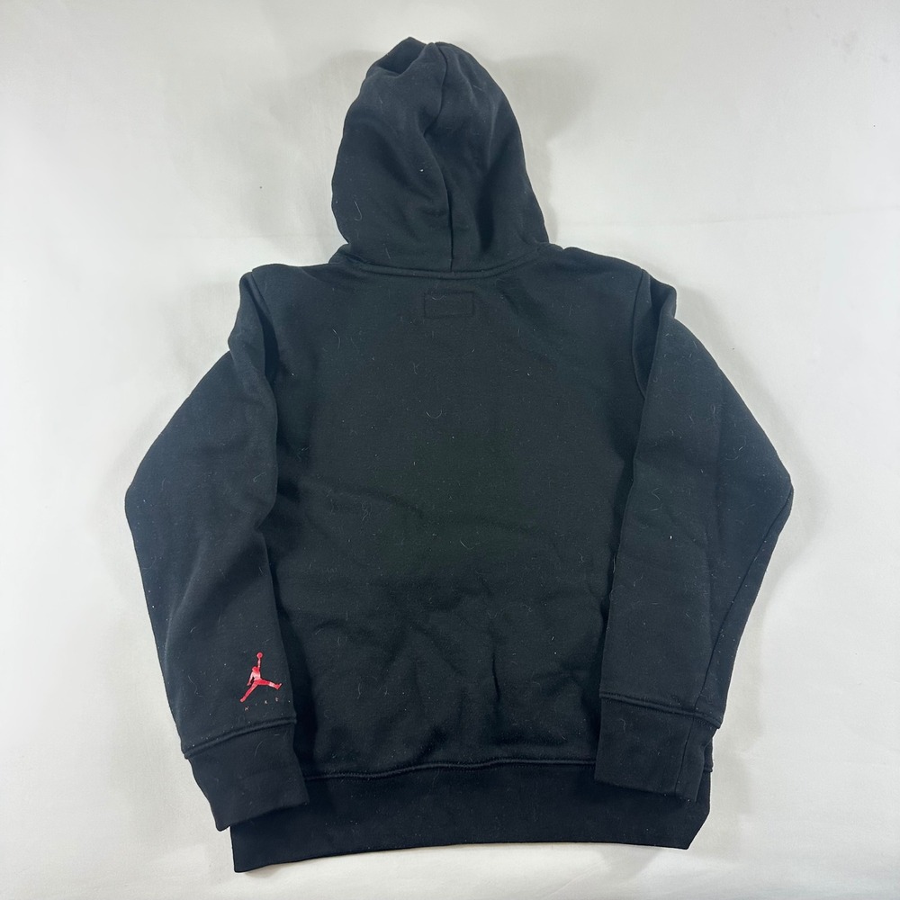 Kids Jordan‎ Jumpman Black Hoodie Pullover Sweatshirt Size Medium 10-12 - Picture 4 of 4